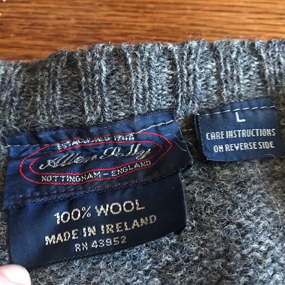 Allen Solly Mens Wool Sweater Made In 